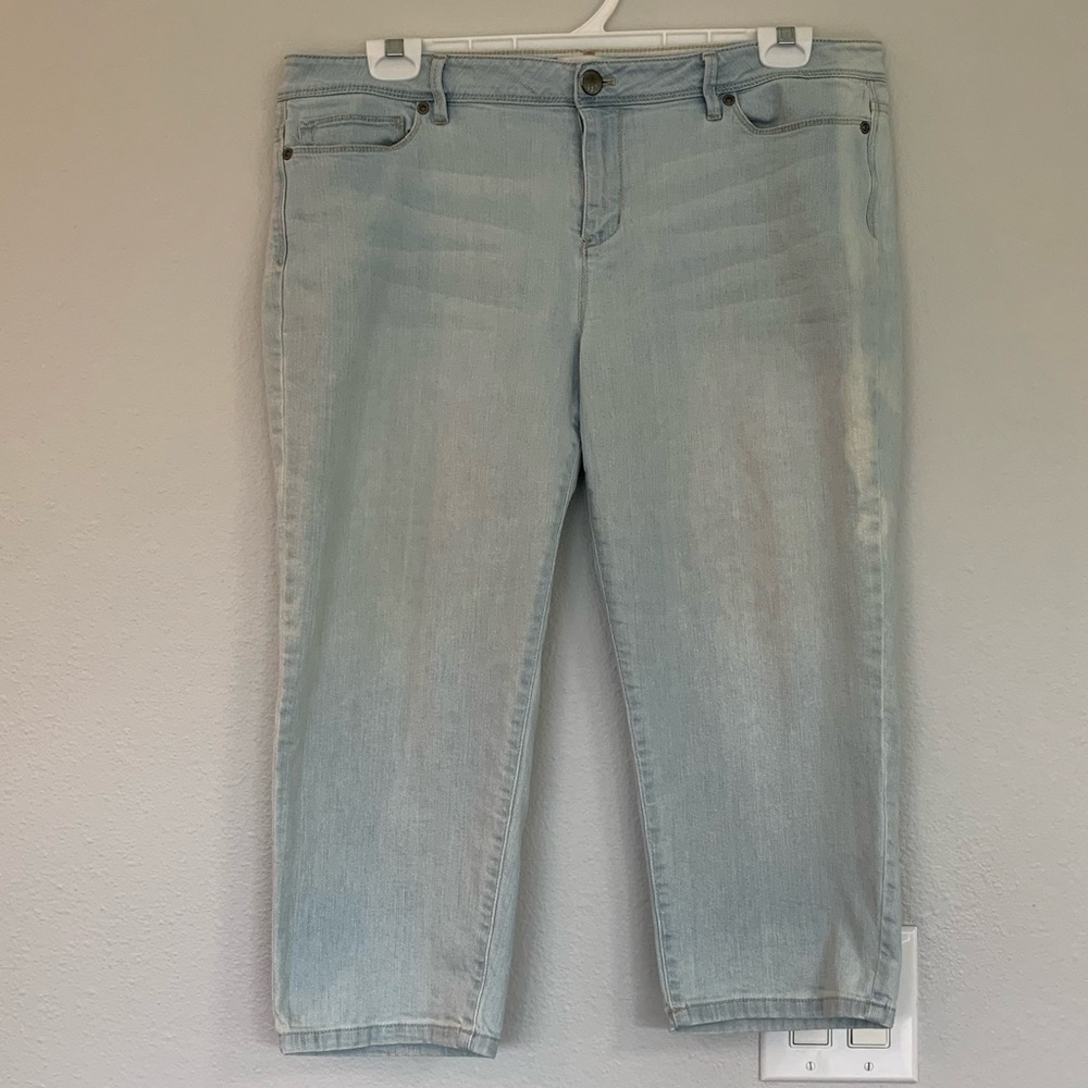 J Jill stretchy cropped jeans 16P.